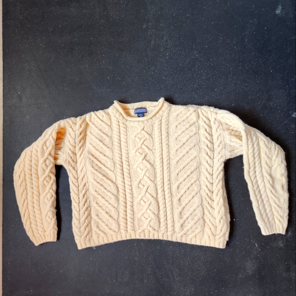 Vintage Lands' End 100% Wool sweater